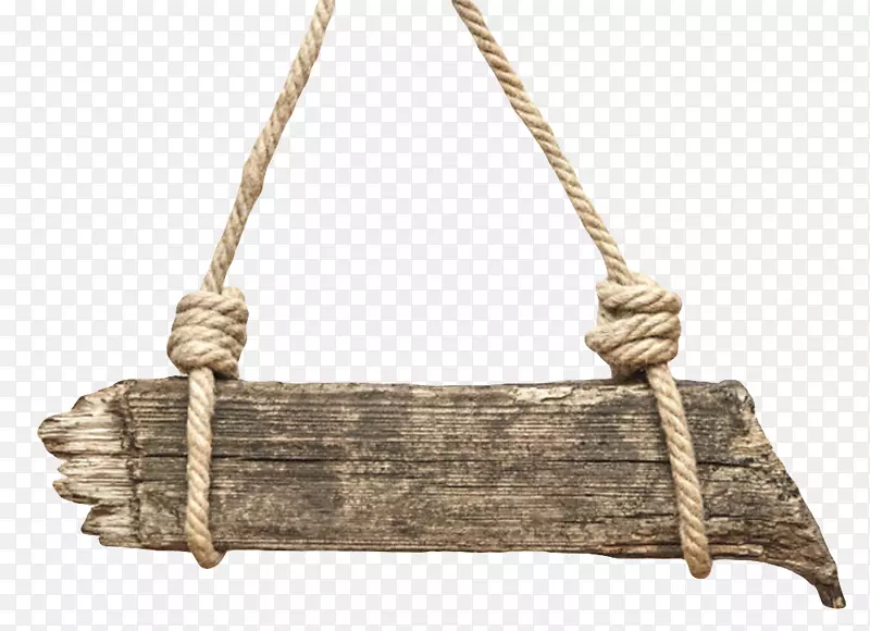 灰色斑点用绳子打结挂着的木板实