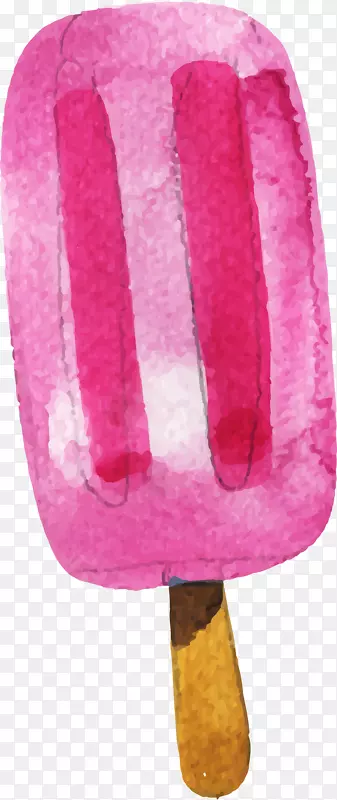 粉色棒冰矢量素材