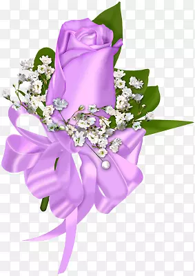 紫色花卉素材