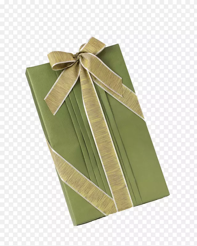 淡绿色长方形礼物盒