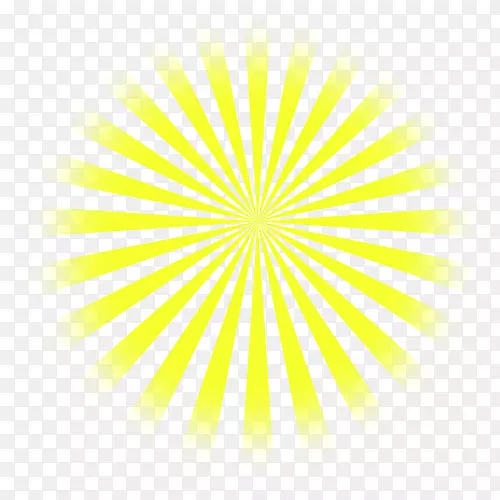 黄色放射光芒底纹