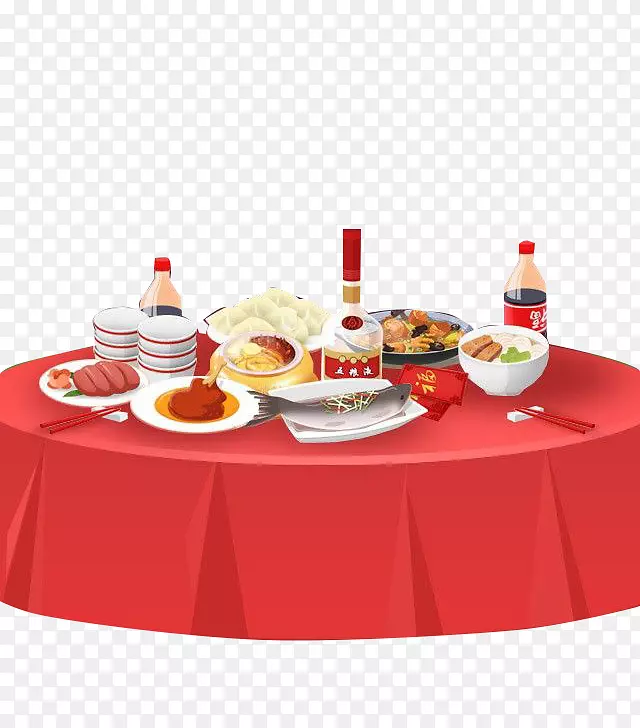 酒席年夜饭png图