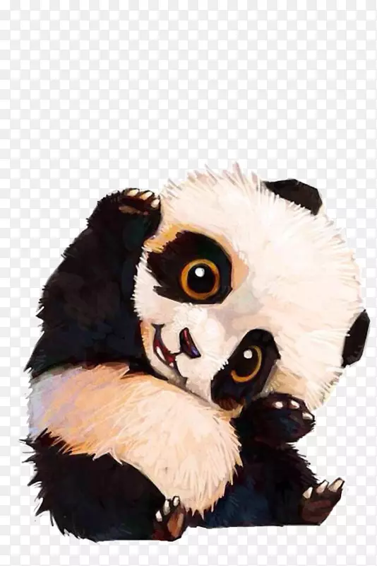 可爱的小熊猫