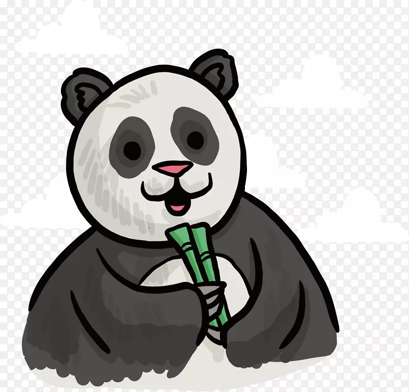卡通熊猫PNG下载