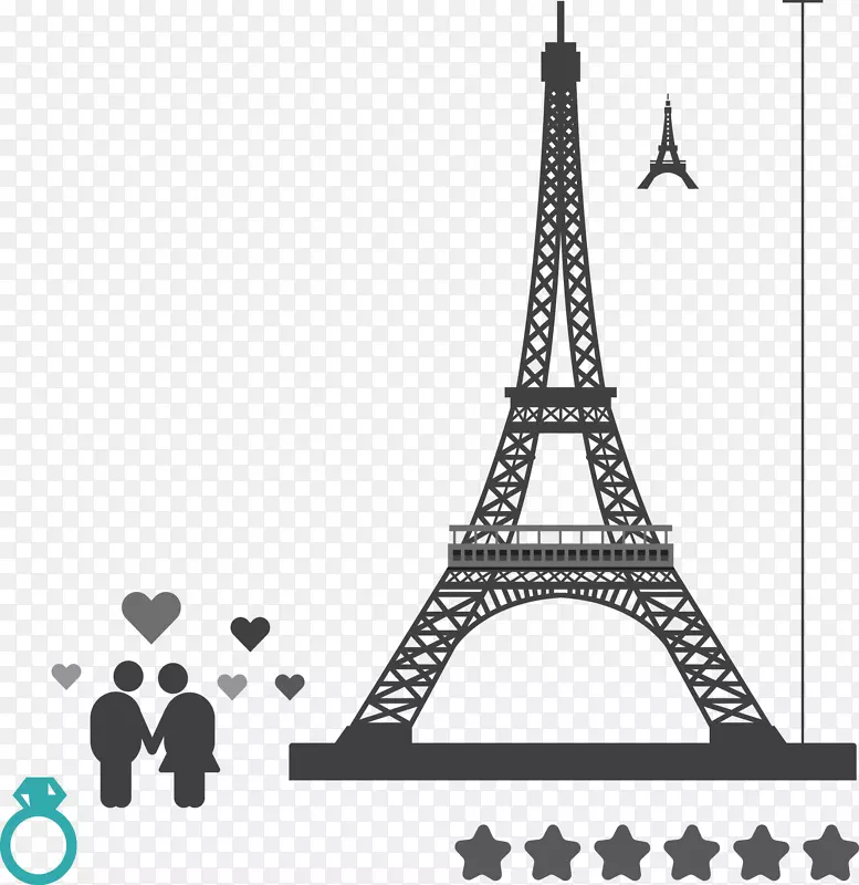 巴黎铁塔爱情见证