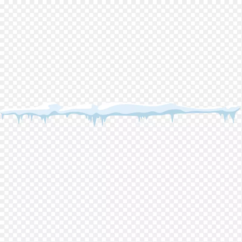 冬季雪和冰矢量插画