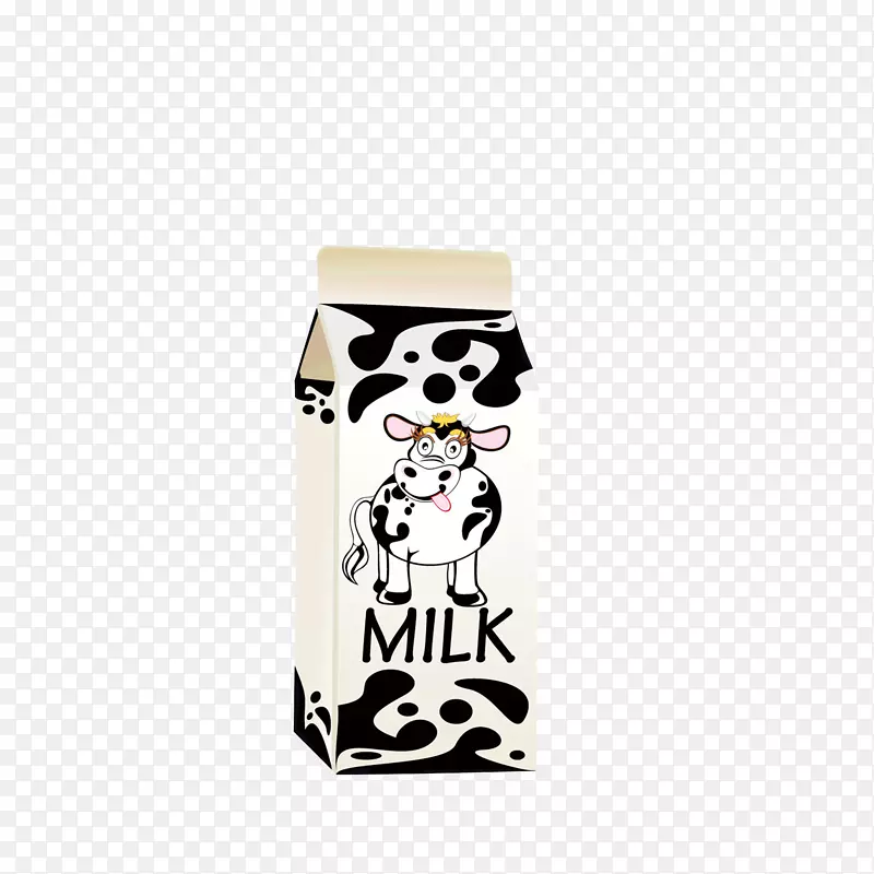 立体手绘一盒牛奶素材