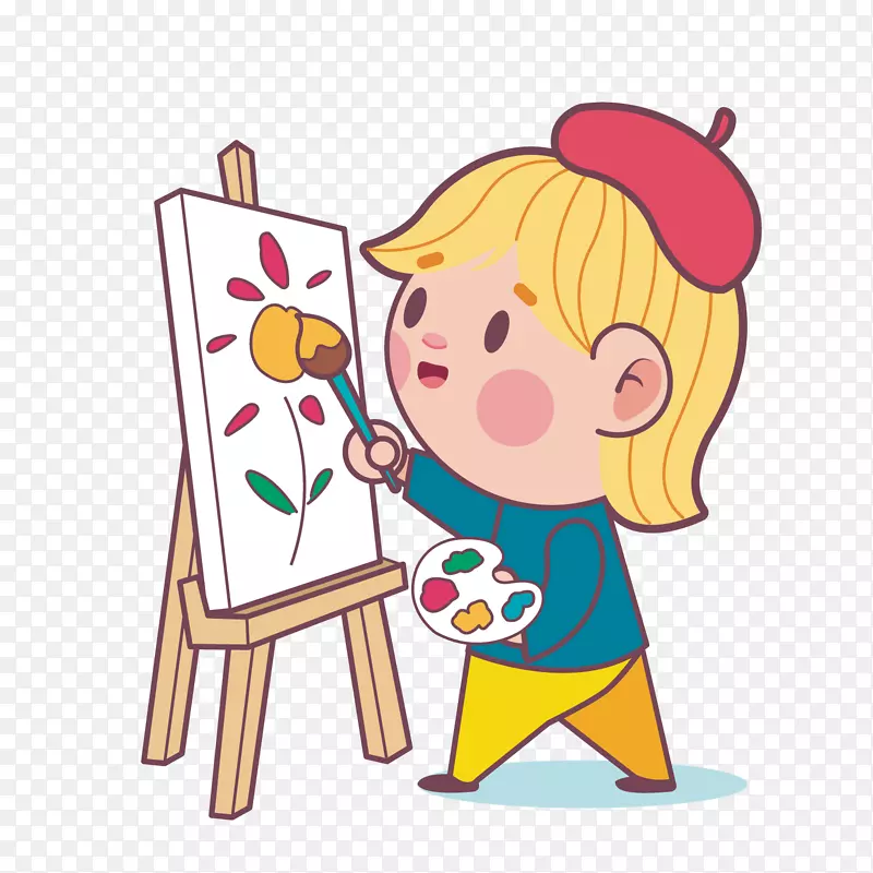 彩色儿童绘画卡通插画PNG图片素材下载_图片编号yxjadzky-免抠素材网