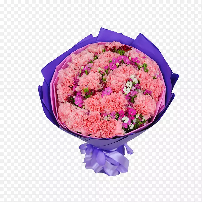 粉红色花束设计素材
