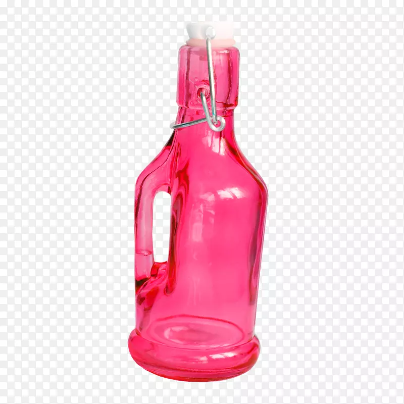 粉色玻璃瓶