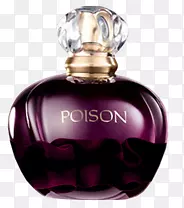 紫色香水瓶子