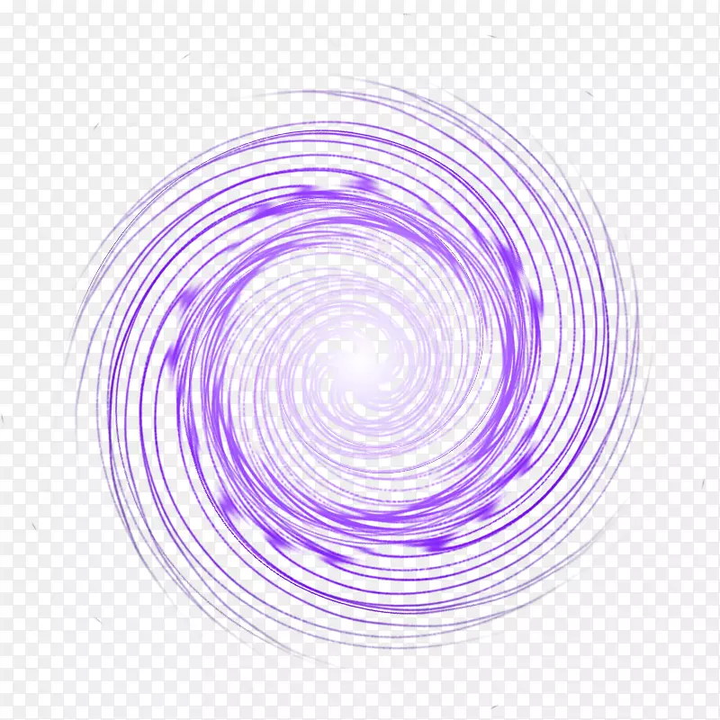 紫色旋转的光环素材