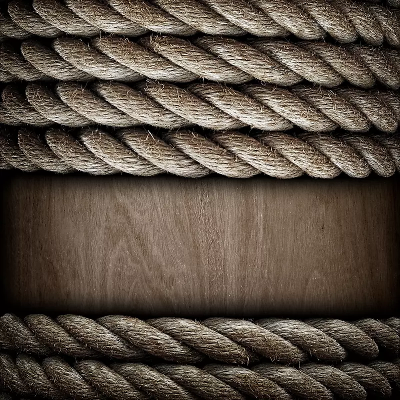 绳子与木板背景