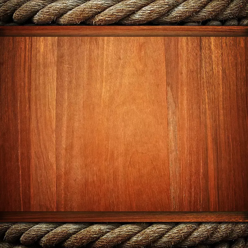 木板绳子背景边框