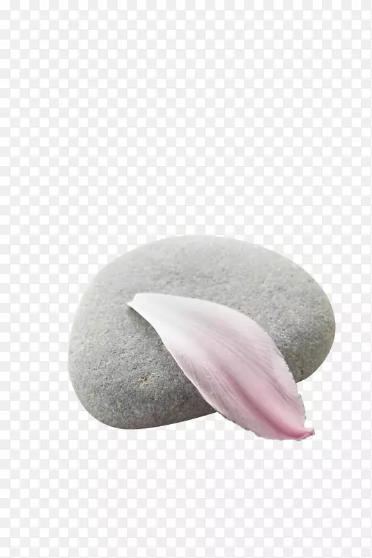 粉色花瓣鹅卵石