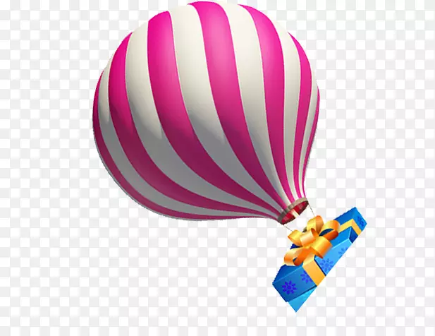 彩色气球与礼物