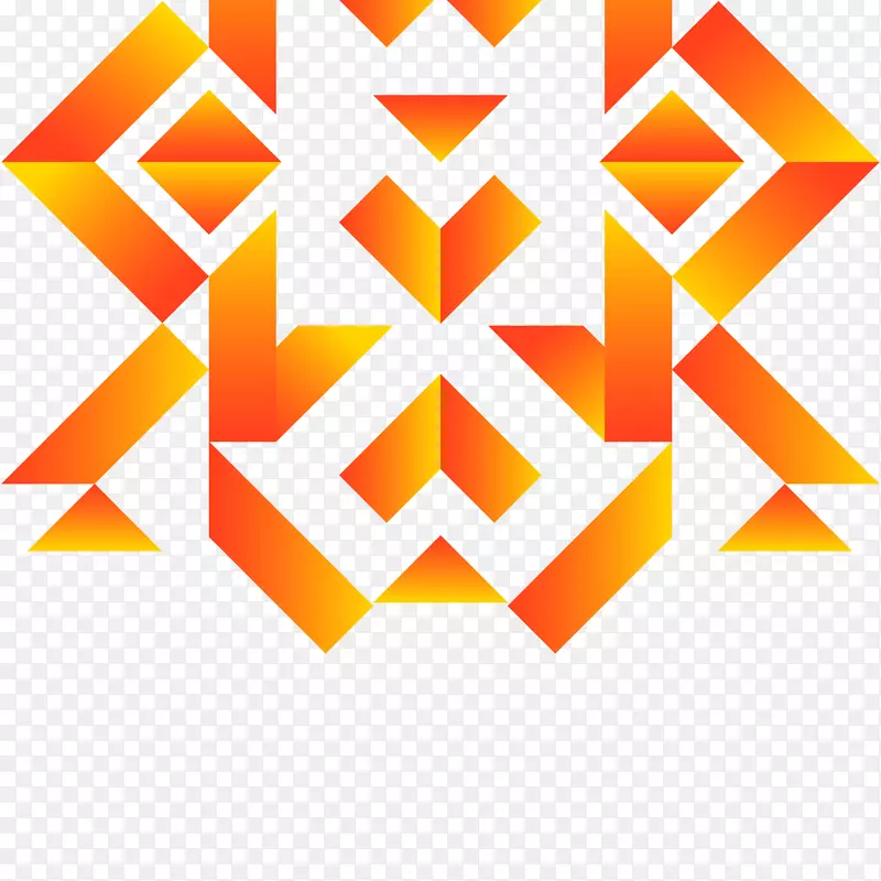 卡通红黄渐变活动背景