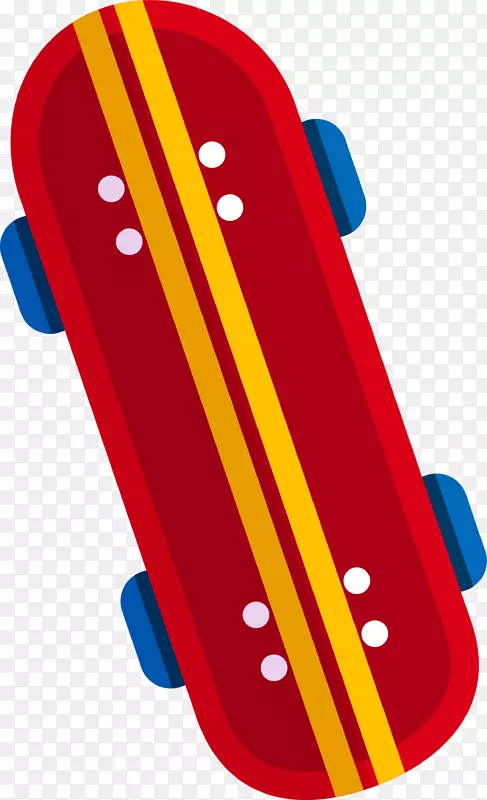 世界滑板日红色滑板