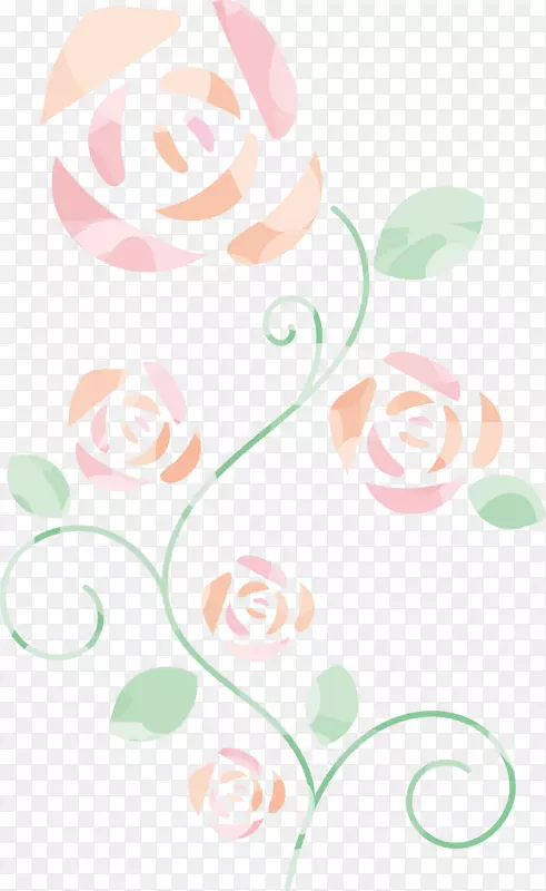 粉色美丽创意玫瑰花