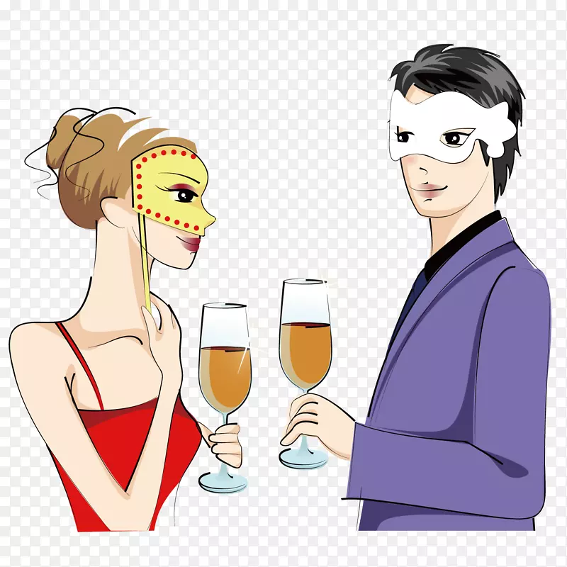 假面舞会面具男