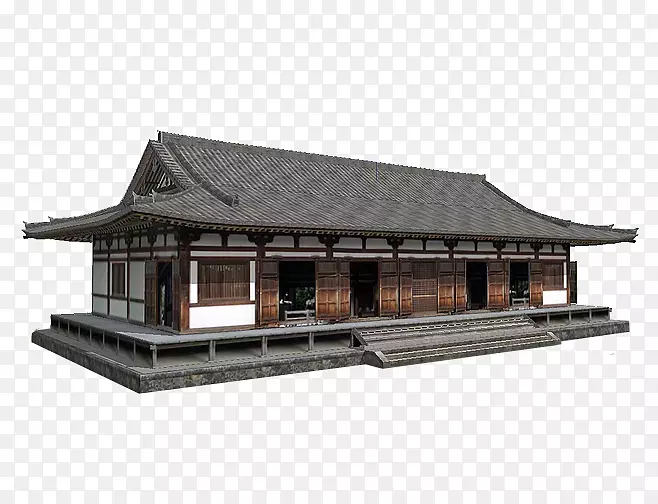 传统木长屋PNG