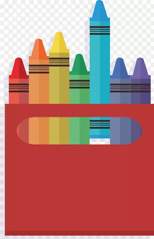 彩色画画蜡笔
