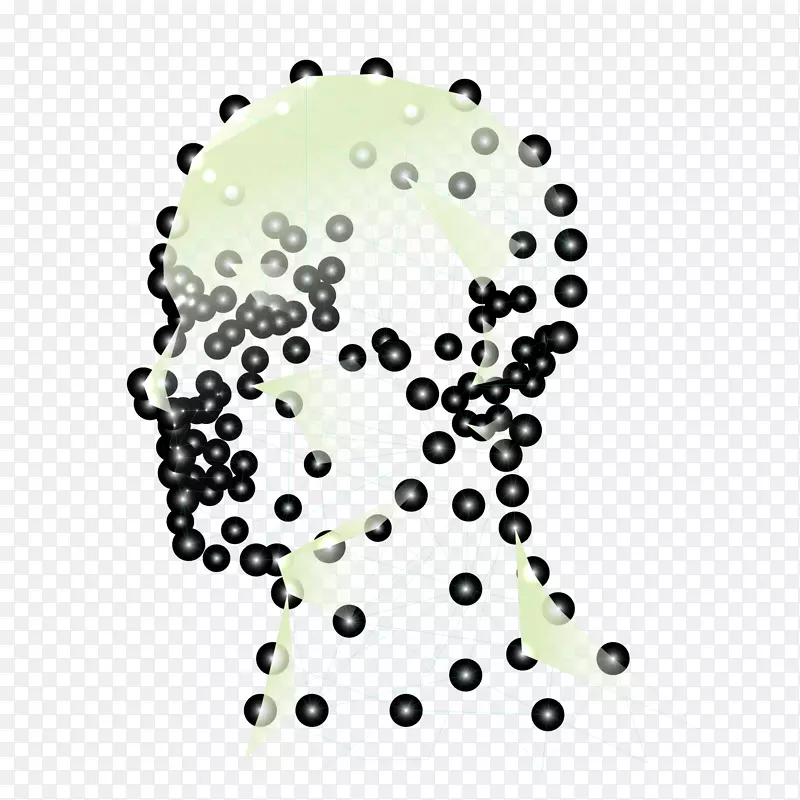 白色创意科技人工智能元素