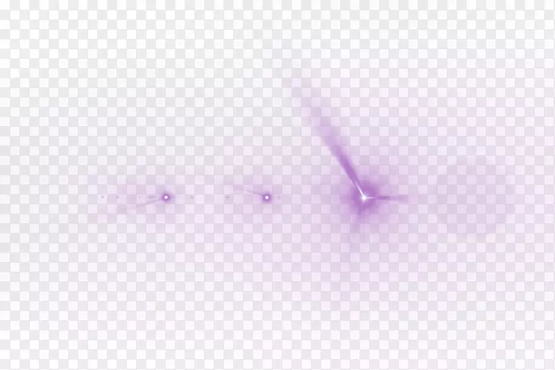紫色星光效果元素