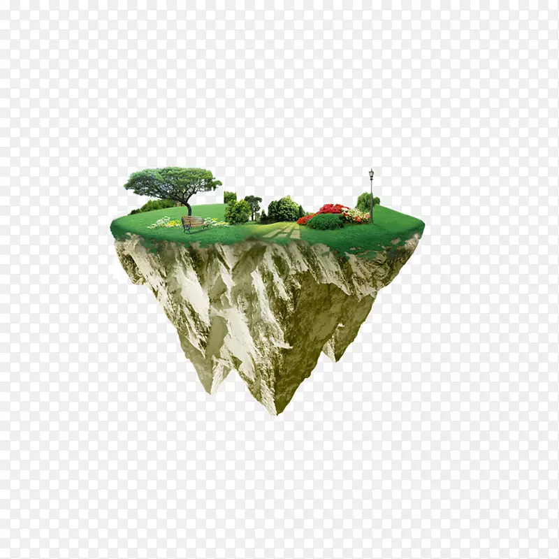 漂浮的仙山