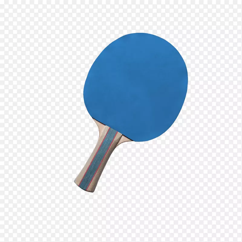 蓝色乒乓球拍