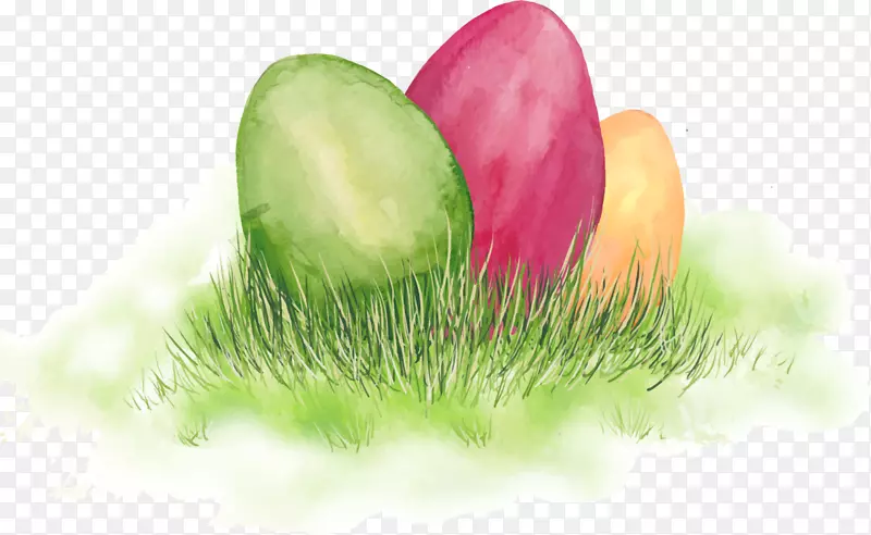 复活节多彩彩蛋装饰