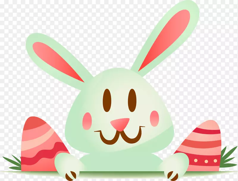 创意可爱复活节兔子