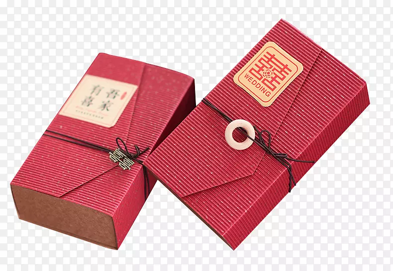 中国风个性精致喜糖包装盒