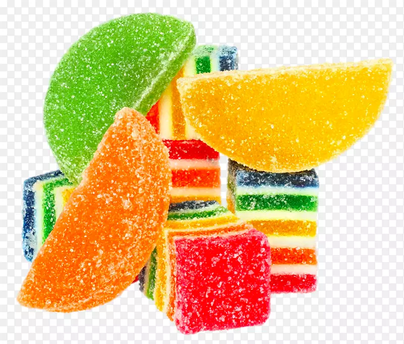 水果味彩虹糖块