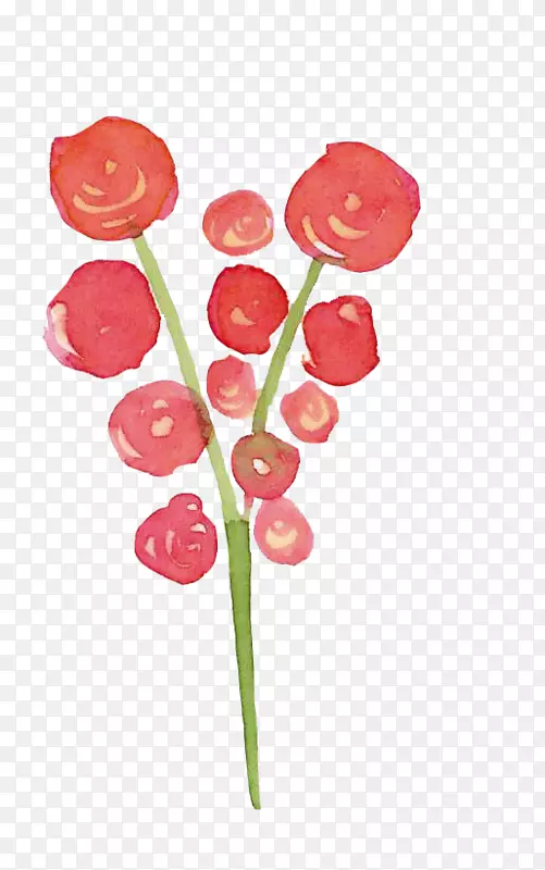 玫红色花朵素材