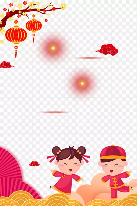2019春节红色喜庆装饰
