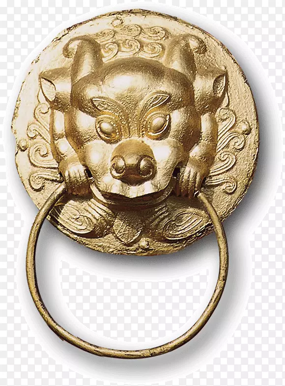 铜质复古门环