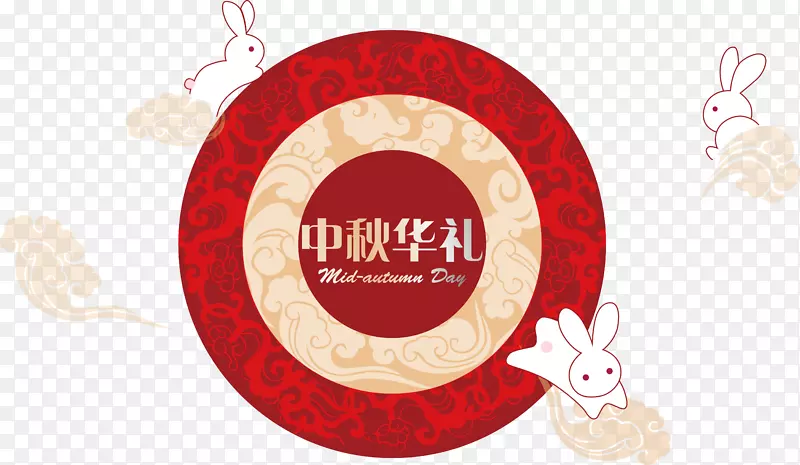 中秋送好礼活动矢量素材