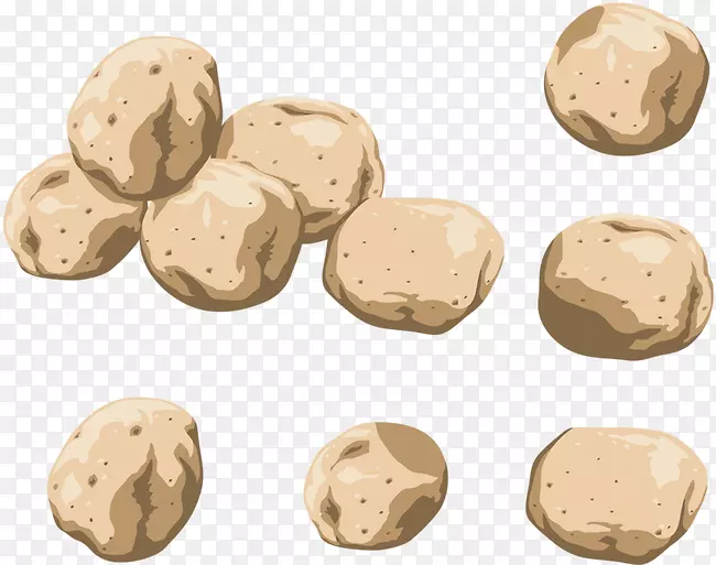 手绘土豆块