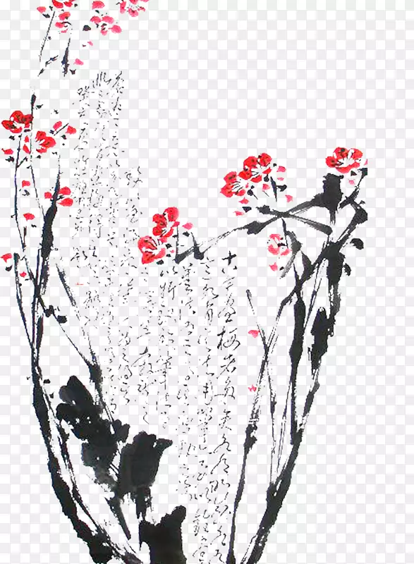 中国传统梅花素材图片