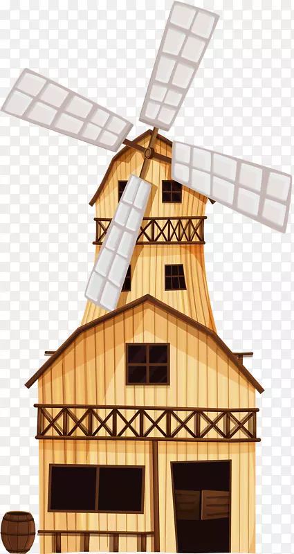 大风扇和小房屋