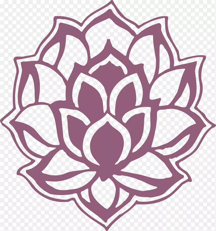 名族风花纹装饰图案