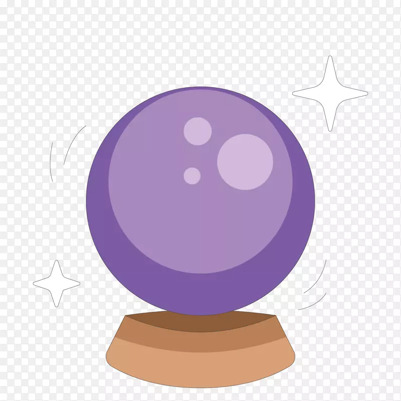 紫色魔球