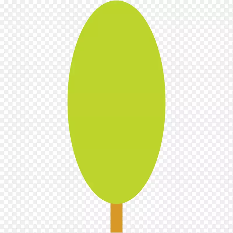 绿色小树苗矢量插画