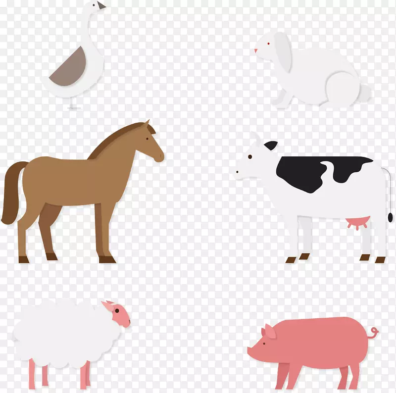 畜牧业养殖动物设计