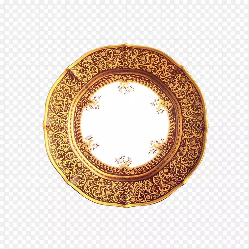 金色盘子造型