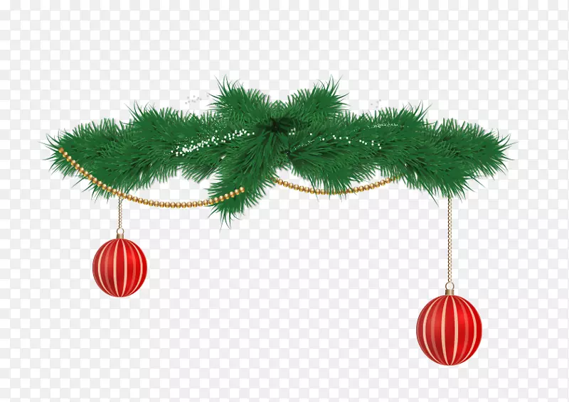 圣诞节日欢乐吊坠素材手绘免扣