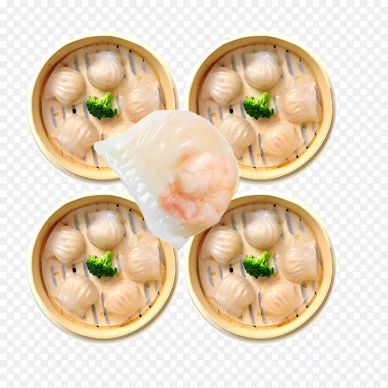 广式水晶饺子实物图片