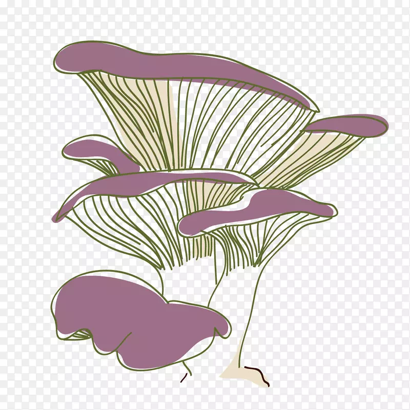 卡通蘑菇设计素材