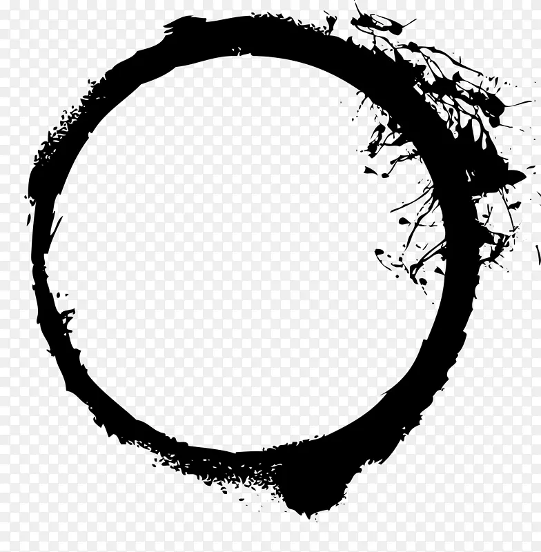 圆圈墨迹免费下载